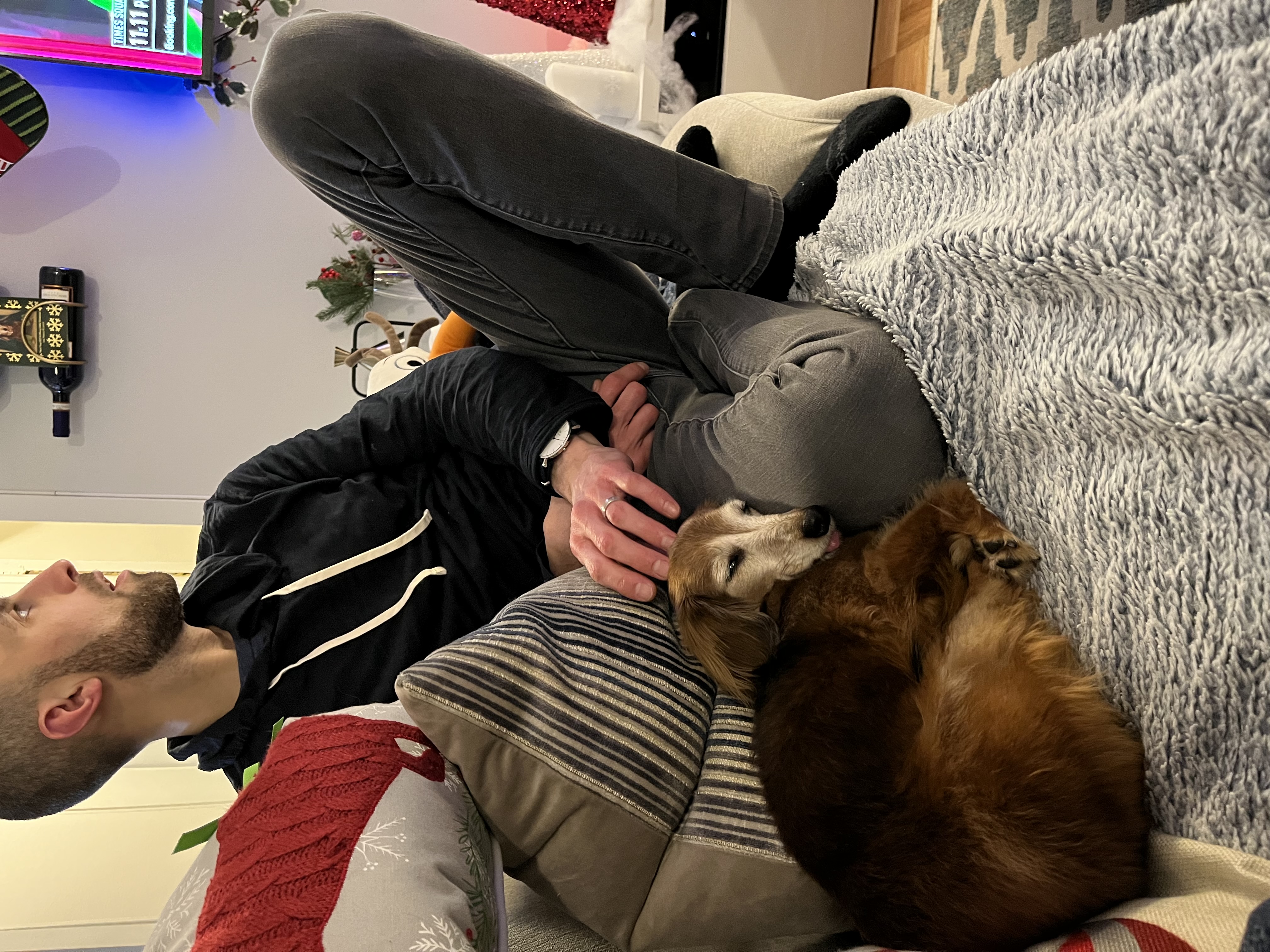 Christmas cuddles
